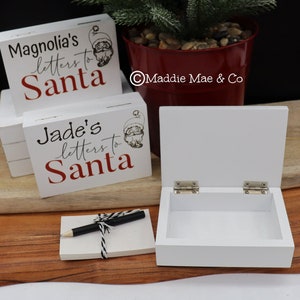 Letters to Santa Box, Weihnachtsmann-Buchstaben, Kind-Wunschliste, Weihnachtsgeschenk, Heiligabend, Geschenkliste, Geschenk für Mädchen