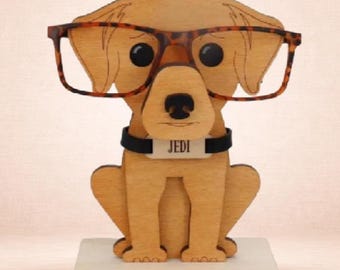 Labrador Retriever Eyeglass Stand: Personalized Dog Spectacle Holder