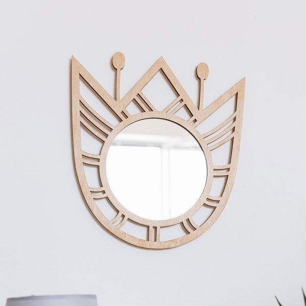 Small Mirrors For Wall Decor Nursery Room Tulip Mirror For Girl Wall Art Flower Girl Gift