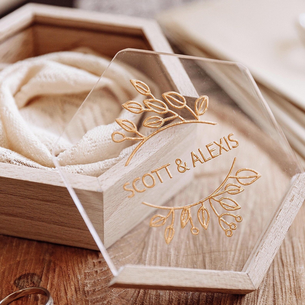 Ring Box for Wedding Ceremony Accessories Boîte Alliances Mariage Proposal Ring Box Ring Tray Wedding Geometric Glass Ring Case - Etsy