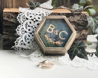 Wedding Ring Bearer Box Rustic Wedding Decor Save The Date
