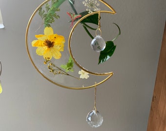 Crescent moon SunCatcher