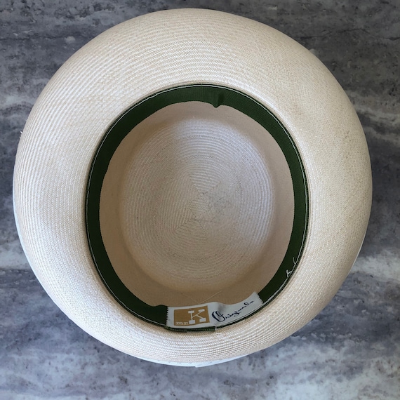 VINTAGE Mr K Womens Straw Dress Hat Ribbon Bow - image 3