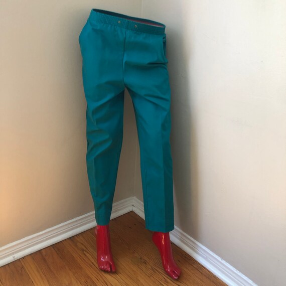 Vintage teal pants - image 3