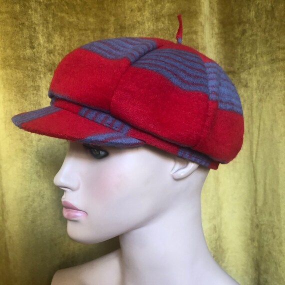 Vintage Wool Newsboy Cap Hat