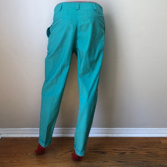 Vintage teal 80s pants Liz Claiborne