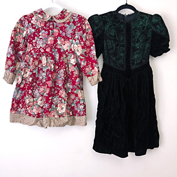 Vintage Girls Gunne Sax Prairie Dress Lot Children