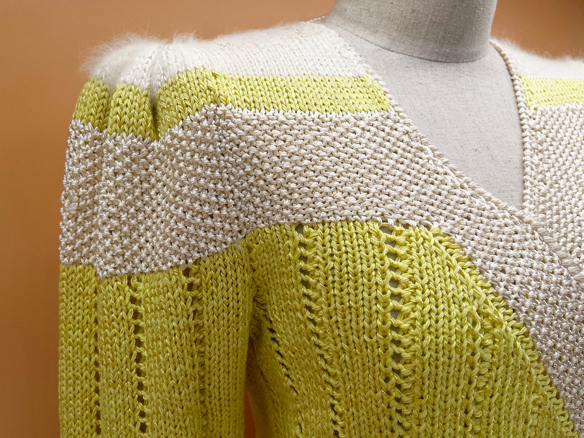 dior yellow sweater