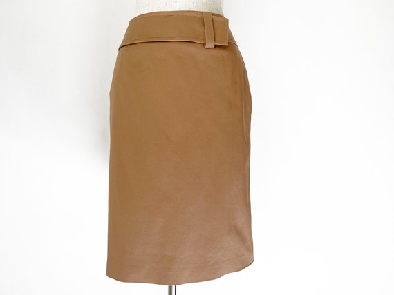 Vintage 90s Bloomingdales Brown Skirt & Jacket //… - image 6