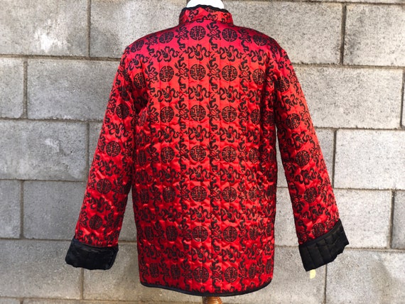 Vintage 60s Bullocks Wilshire Womens Quilted Red … - image 7