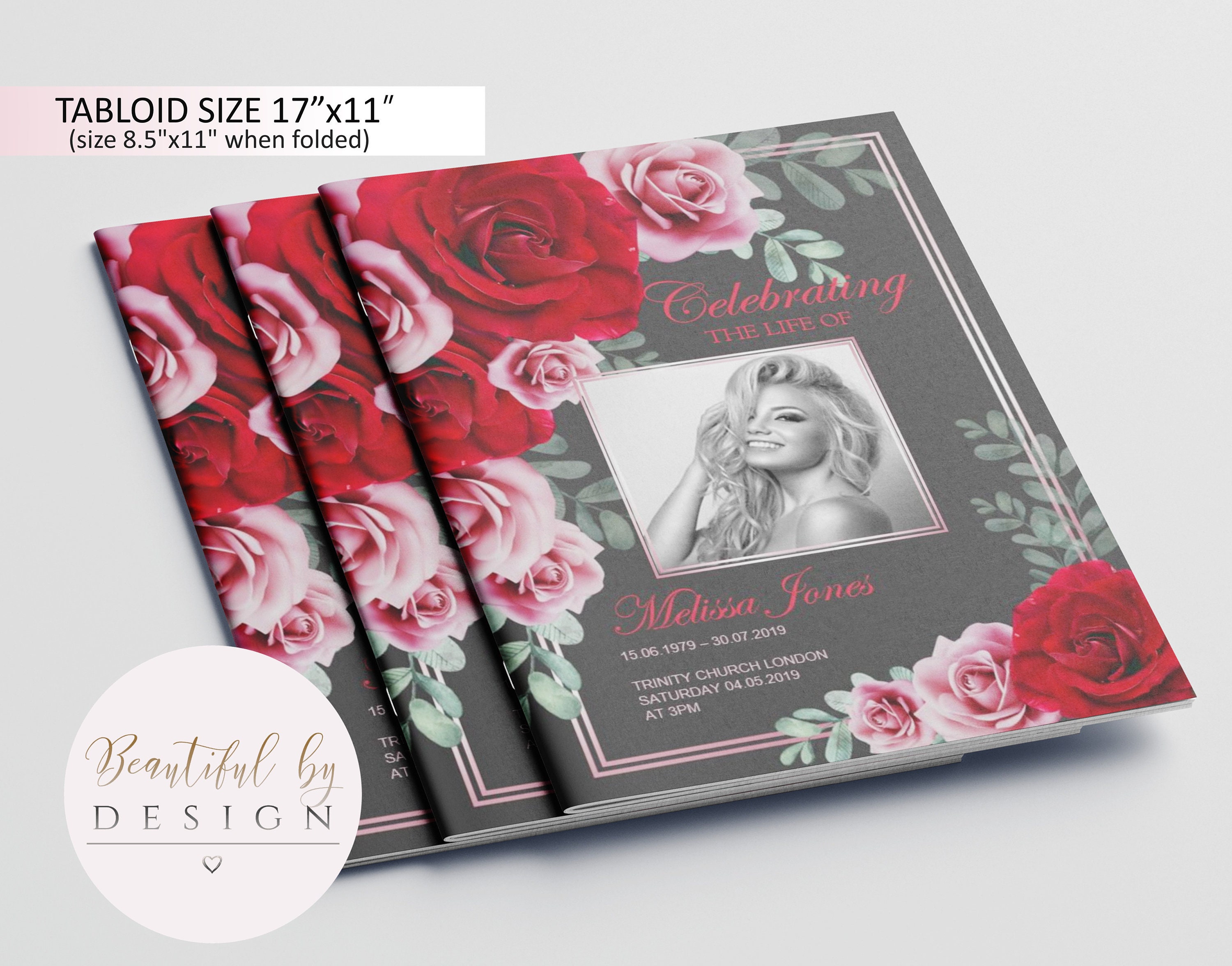 Funeral Program Background