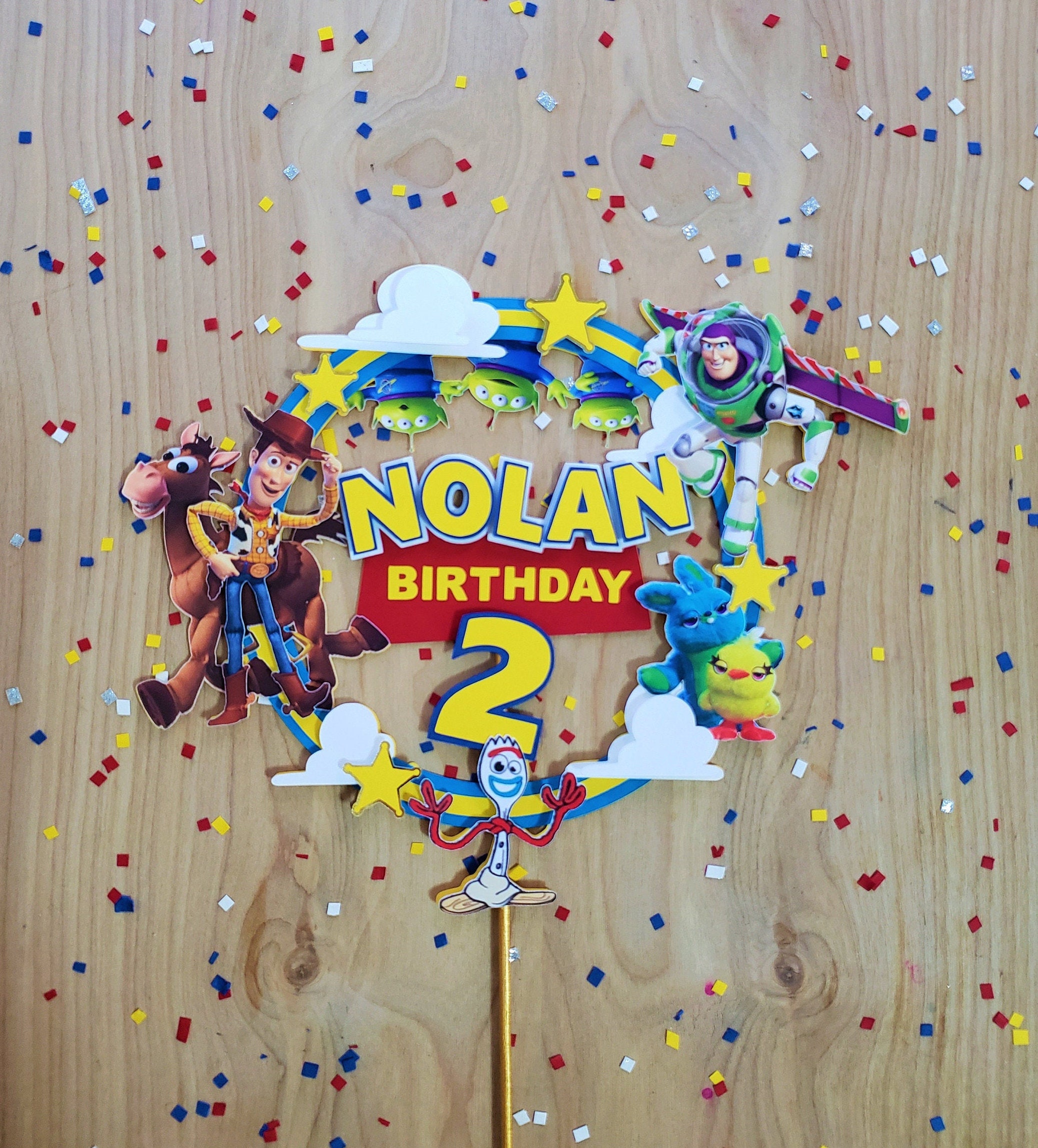 Toy Story Cake Topper Woody Cake Topper Buzz Cake Topper Toy Story Party Decor Toy Story