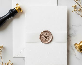 1.5" Translucent Vellum Wedding Invitation Wrap Belly Band, Vellum Invite Jacket, Clear DIY Invitations