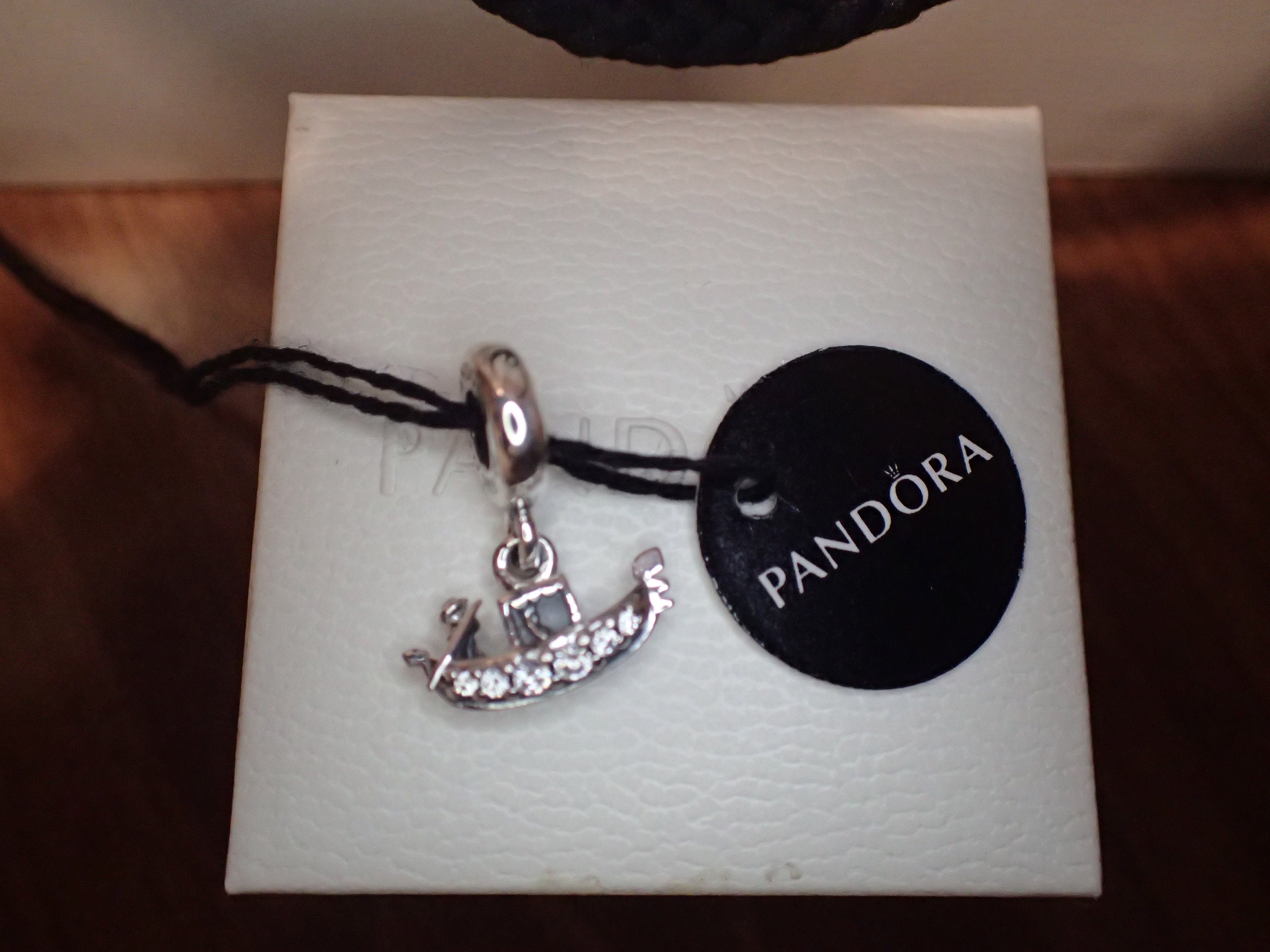 Authentic Pandora Charm Gondola 791143cz Italy Etsy