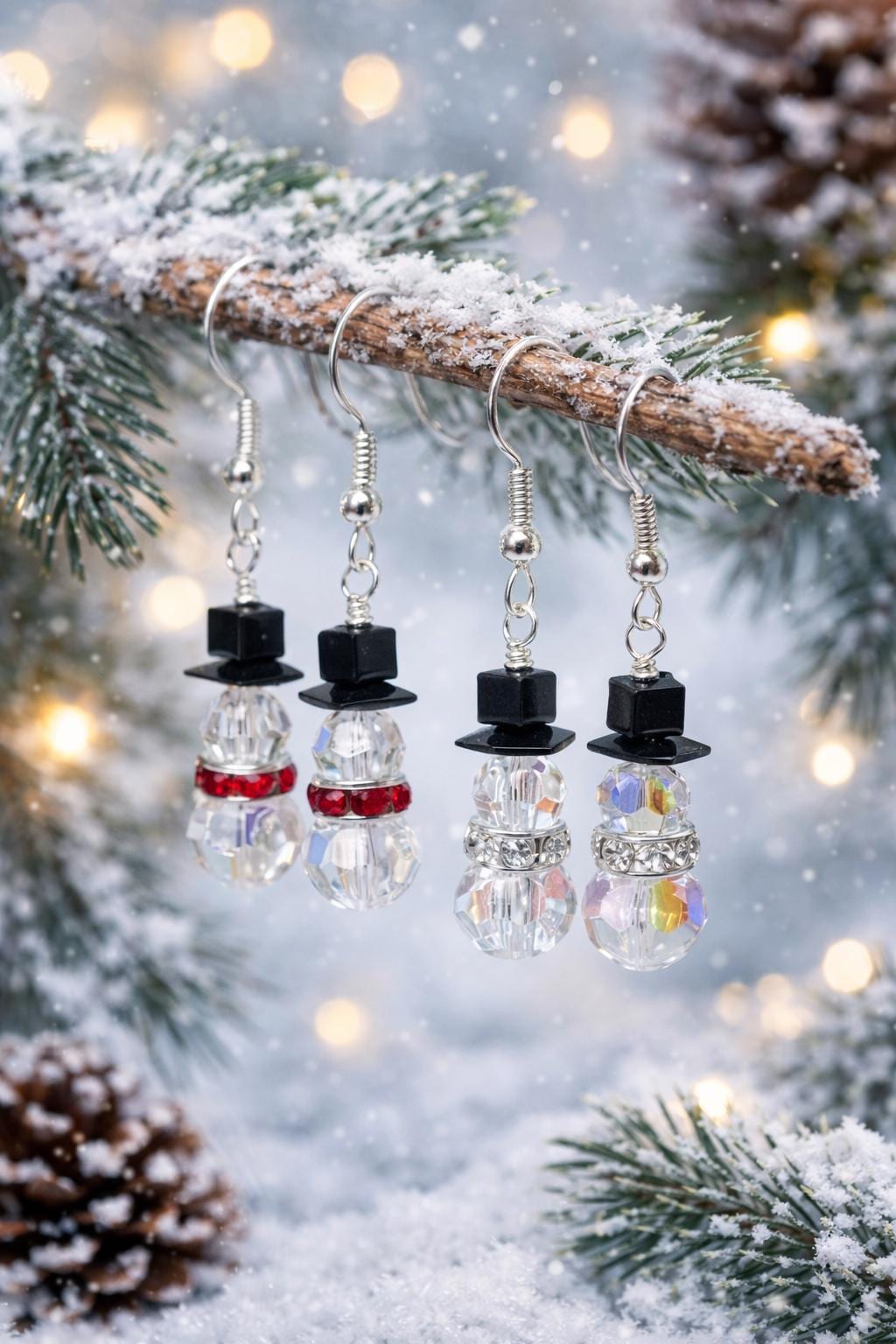Snowman Swarovski - Etsy display picture 1