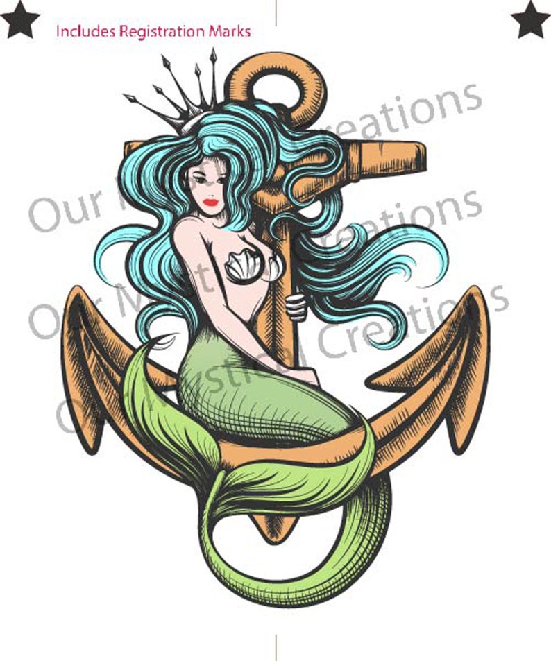 Free Free Mermaid Anchor Svg 87 SVG PNG EPS DXF File