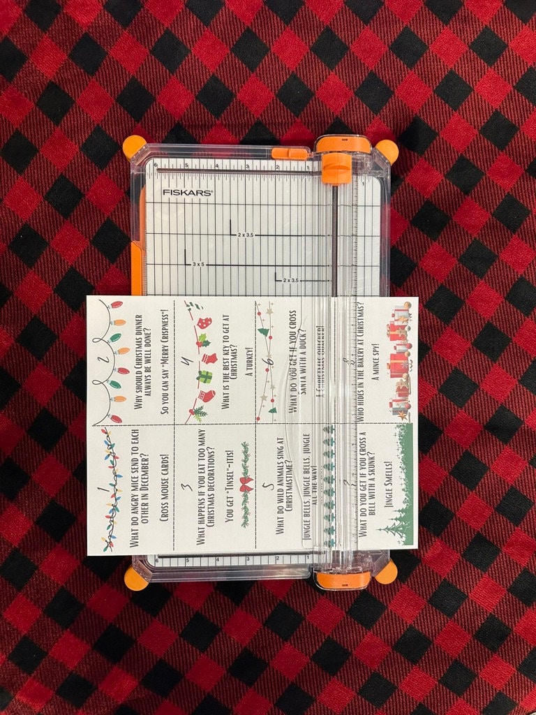 Printable Family Jokes Advent Calendar 24 Groaninducing Puns Etsy