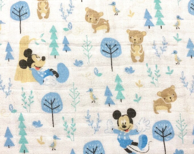 Reserved Elyse Jacques 1.5M of Swaddle Muslin Mickey Mouse Etsy