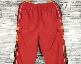 90's Adidas Pantaloni Vintage Sport Pants Nero Vento Pantaloni Retro Rompivento Atletico Running Pantaloni Pista Bottoms Taglia M 90's Adidas Pantaloni Vintage Sport Pants Nero Vento Pantaloni Retro Rompivento Atletico Running Pantaloni Pista Bottoms Taglia M