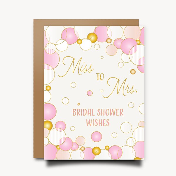 Christian Bridal Shower Card Etsy