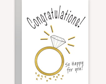Tarjeta de compromiso de la tarjeta de compromiso tarjeta de compromiso tarjeta de compromiso lindo tarjeta de compromiso para la tarjeta de compromiso divertido regalo para las felicitaciones recién comprometidas