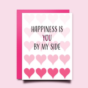 Love Card Valentine Card for Him for Her Romantic Valentine Card Heart Card for Husband Wife Card Boyfriend Valentine Card from Girlfriend