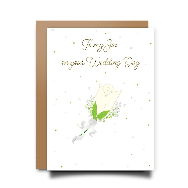 To Our Son On Your Wedding Day To My Son Wedding Card Wedding Day Card For Son Wedding Day Wedding Day Cards Cards For Wedding Wedding Card