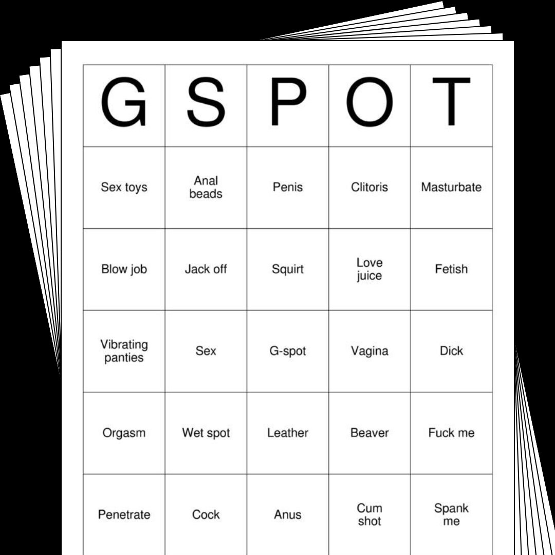 Sex Toy Bingo Cards - 100 Pages to Download and Print