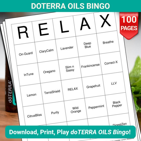 Doterra Card - Etsy
