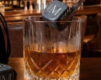 Personalized Whiskey Stones Set: Custom Logo, Chilling Stones