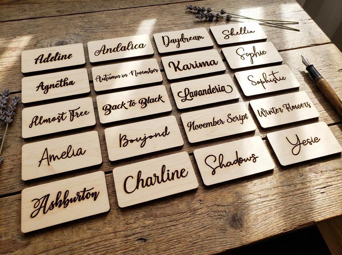 Custom Acrylic Pastries Labels - Etsy