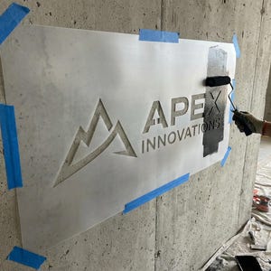 Custom Stencil - Your Logo. Reusable Mylar 10mil