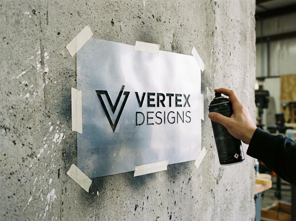 Mylar Signs Custom Stencil - Your Logo. Reusable Mylar 10mil - Etsy