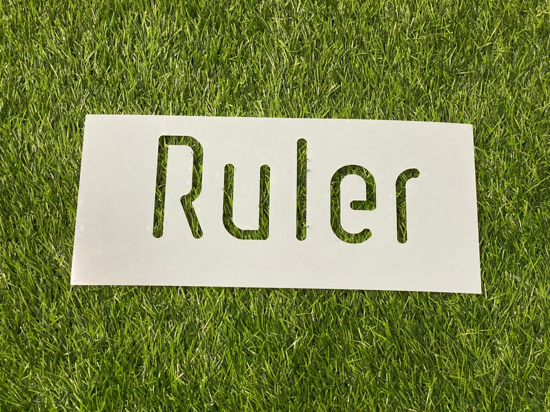 Custom Stencil - Ruler Font - Reusable Mylar - 7 Mil or 10 Mil - Etsy