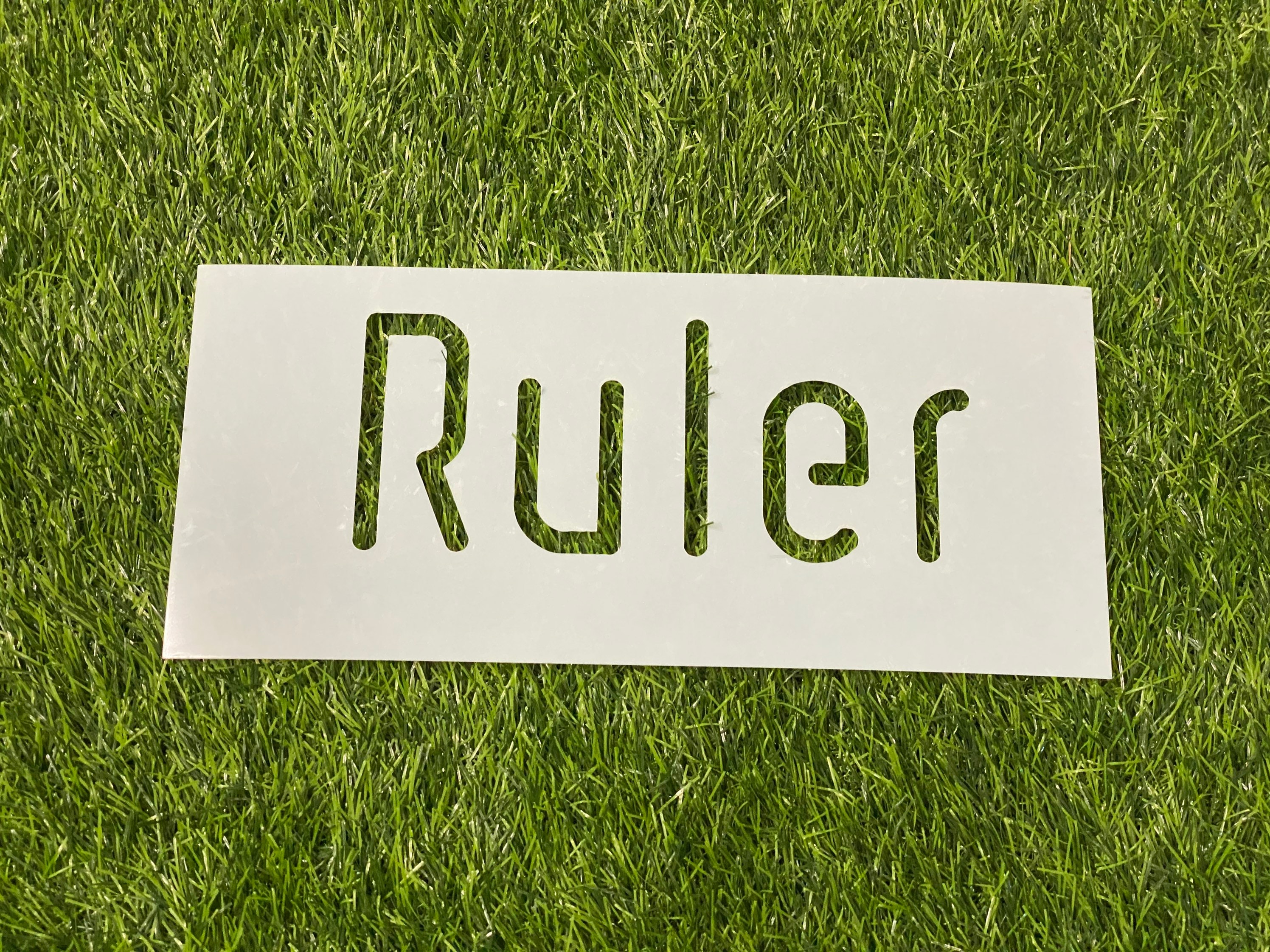Font Size Lettering Ruler Custom Stencil - Ruler Font - Reusable Mylar - 10 Mil - Etsy
