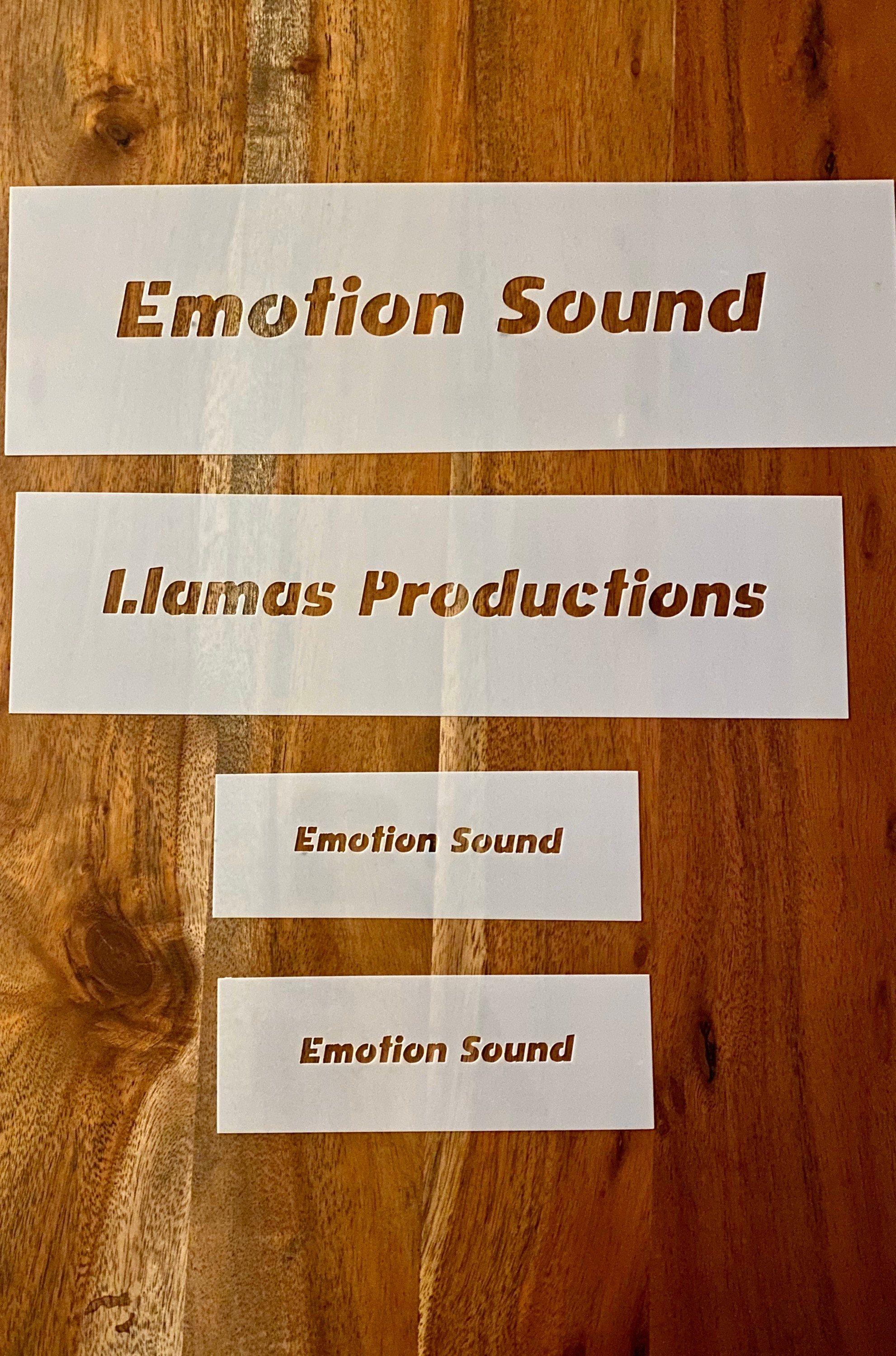 Custom Stencil Spotlight Font Reusable Mylar 7 Mil or 10 Etsy