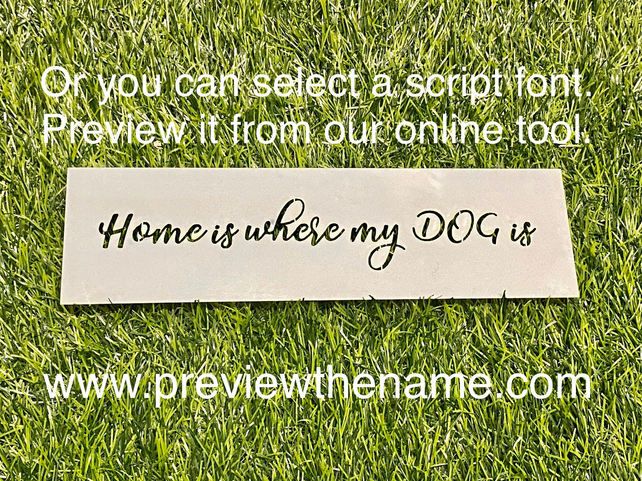 Custom Stencil Spotlight Font Reusable Mylar 7 Mil or 10 Etsy