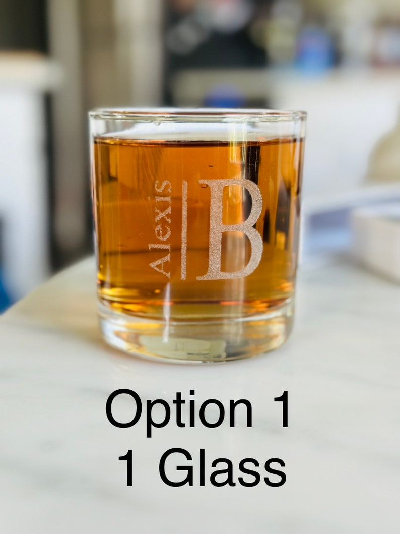 Custom 10.5oz On The Rock Glass with Custom Stones for Whiskey, Vodka, Rum or favorite drink. image 2