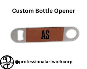 Personalized Bottle Opener - Corporate Logo or Monogram - 4 Colors to Choose From