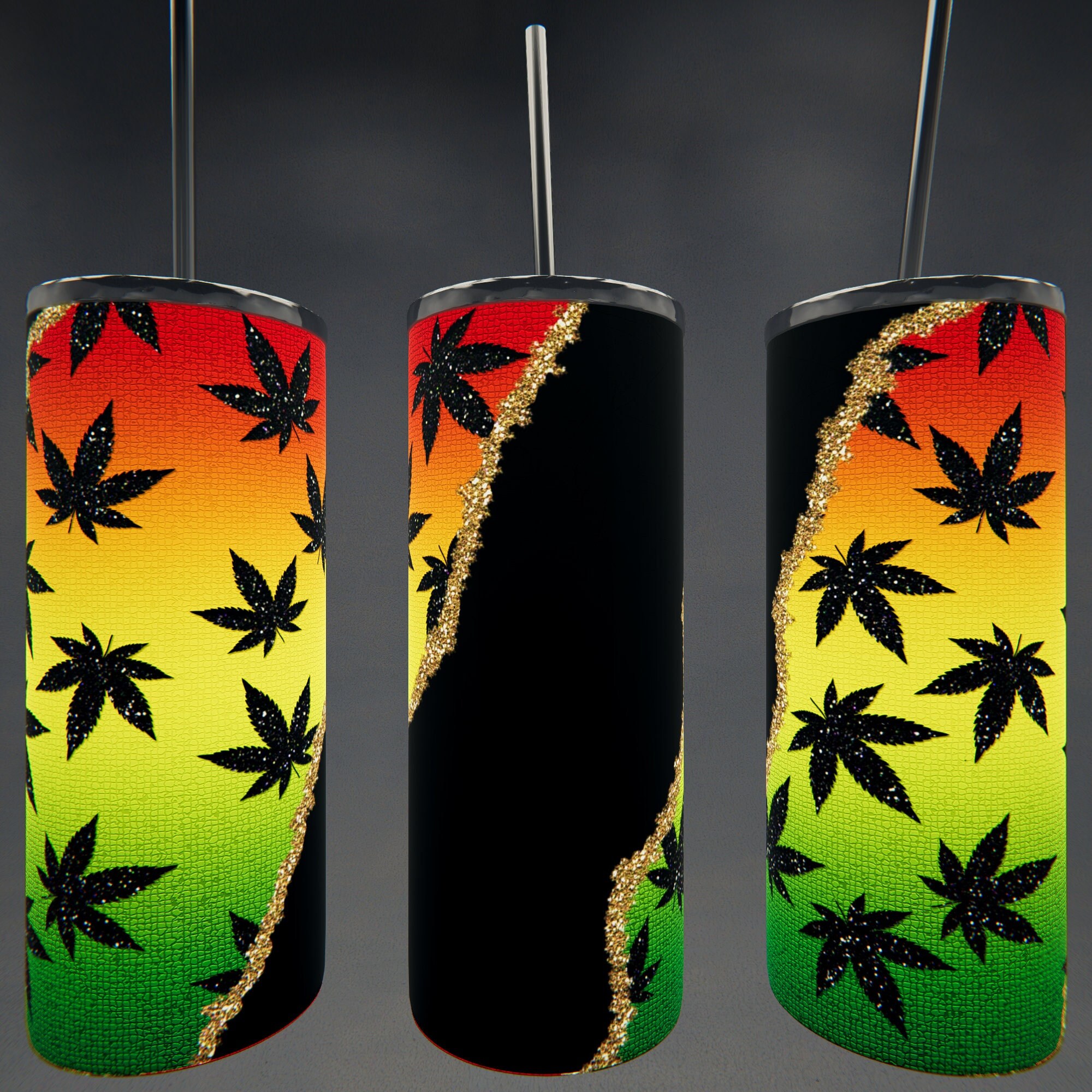 Inhale 420 NO Quote 20oz Tumbler Digital Design