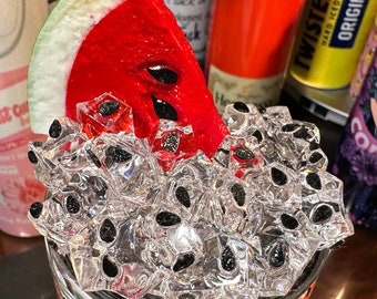 Watermelon Ice FITS ONLY 20oz  Straight Skinny Tumblers