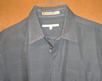 Perry Ellis Hombre Camisa Manga Corta Talla L