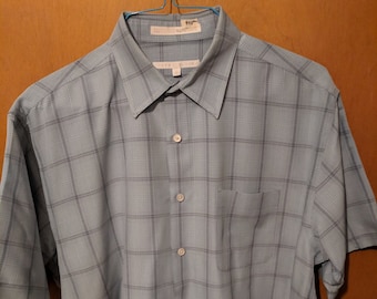 Perry Ellis Camisa de manga corta Tamaño L