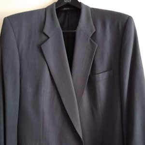 Vintage Cezar Chiano Suit Blue S 48R