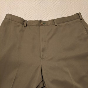Tommy Hilfiger Hose S 40 X 30 100 % Mikrofaser Polyester flache Front