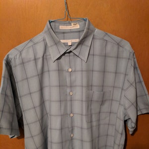 Perry Ellis Short Sleeve Shirt Size L