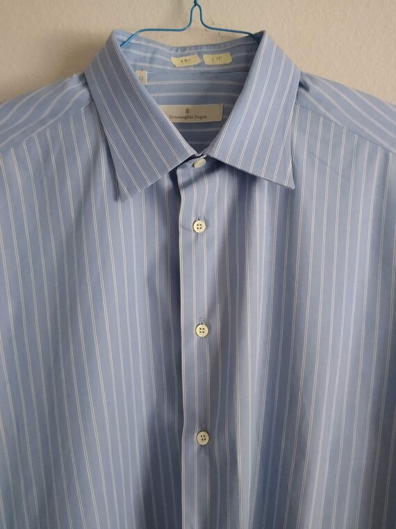 Ermenegildo Zegna French Cuff Shirt Size 17-43