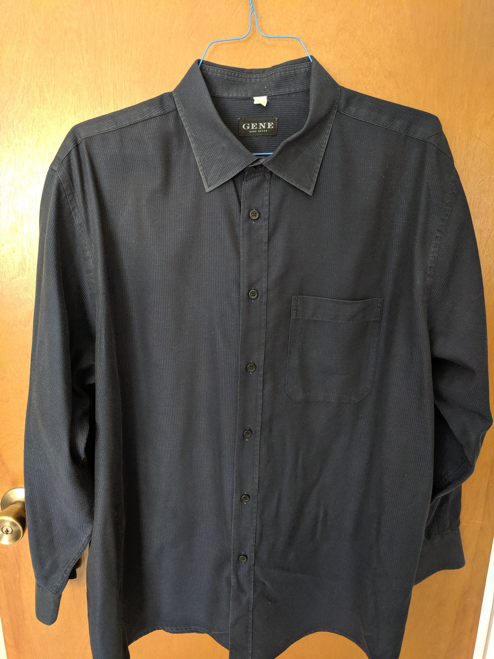 Men's Gene Meyer Button Down Dress Shirt Size 2X - Etsy