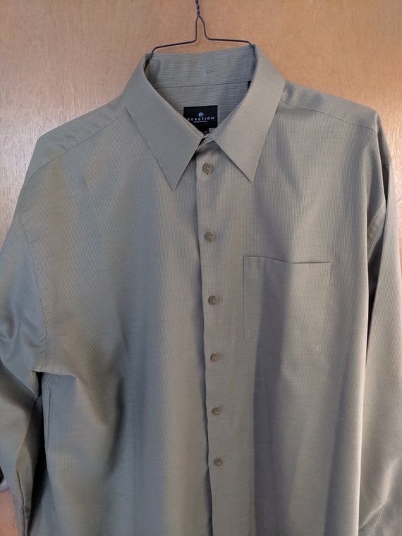 Kenneth Cole Reaction Long Sleeve Shirt (Beige) S… - image 1