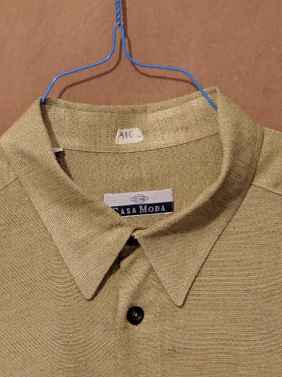 Vintage Men's Casa Moda Shirt Short Sleeve Size 2X